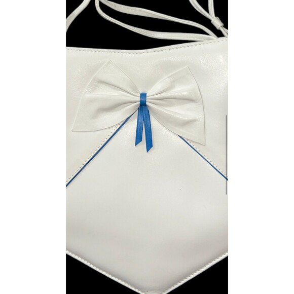 Edelweiss White Purse With Bow Design VTG - Picture 2 of 4